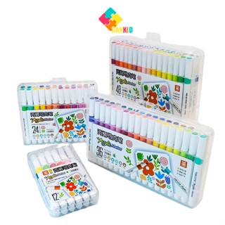  Bút Màu Acrylic Marker 12 24 36 48 60 Cao Cấp Màu Sắc Tươi Sáng - Bút Lông Màu 
