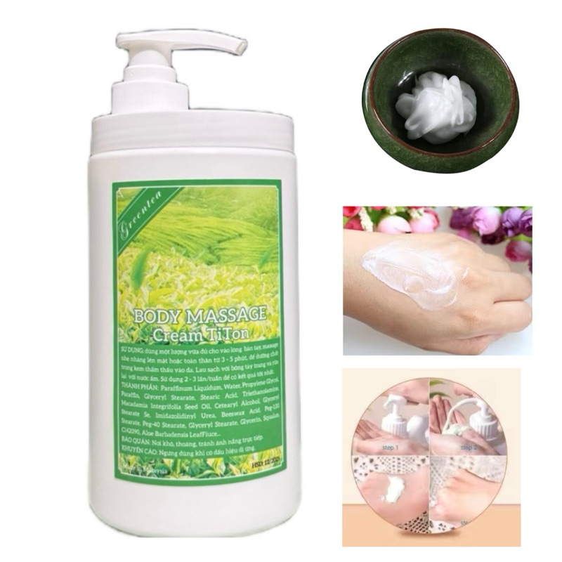 Kem Massage Trà Xanh 1000ml