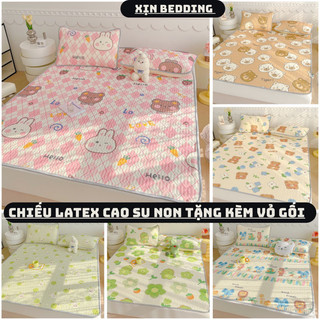 Chiếu điều hoà cao su non tencel latex hoạ tiết 3d, 5d đủ size 1m6, 1m8, 2m2