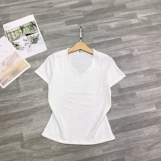 Áo thun cổ tim phom ôm