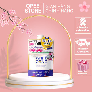 Sữa dưỡng trắng white cc cream white conc dạng túi nhật bản, dưỡng thể white con cc cream 200g