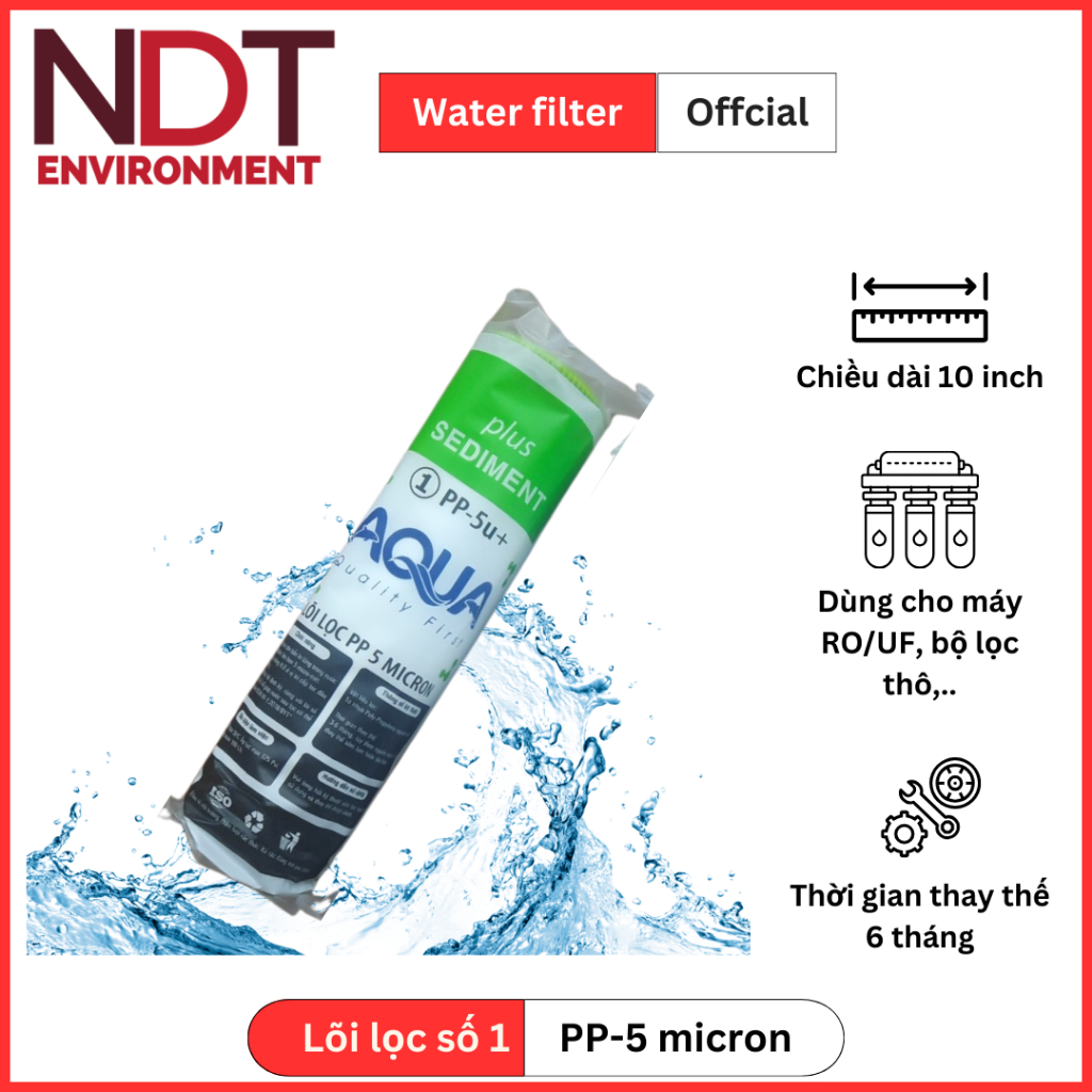 Lõi lọc nước, Lõi lọc số 1 Aqua, PP-5 mircon