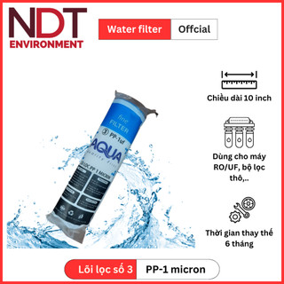 Lõi lọc nước, lõi lọc số 3 aqua, pp- 1 micron
