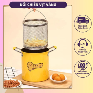 [ Rẻ Vô Địch ] NỒI CHIÊN VỊT VÀNG -VT