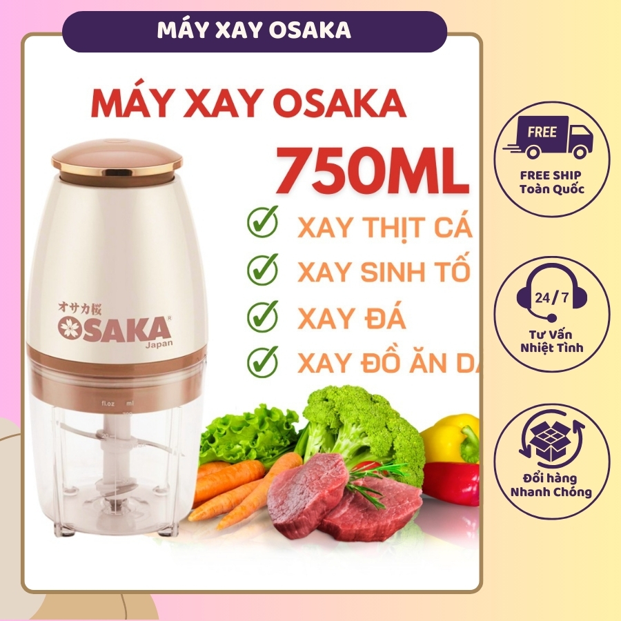 [ Top Bán Chạy ] Máy Xay Đa Năng OSAKA Nắp Đồng -VT