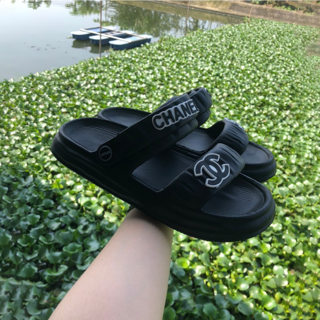Dép Quai Hậu Nữ Lainiki Chất Liệu EVA Siêu Nhẹ dép sandal độn đế 3cm siêu xinh 8233