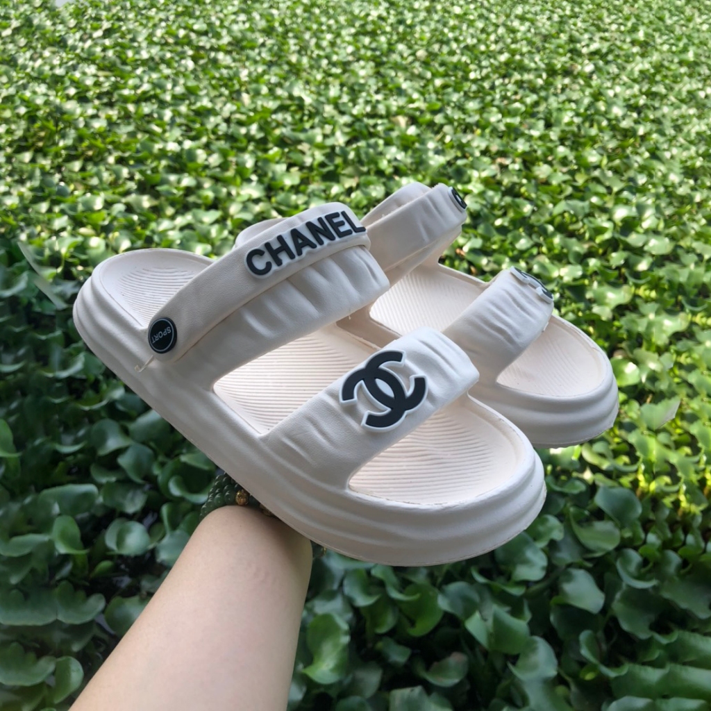 Dép Quai Hậu Nữ Lainiki Chất Liệu EVA Siêu Nhẹ dép sandal độn đế 3cm siêu xinh 8233