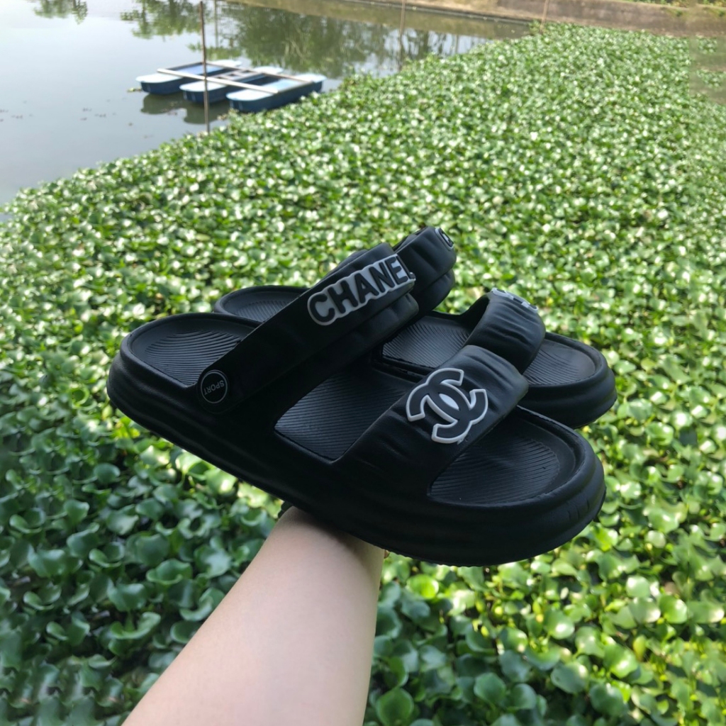Dép Quai Hậu Nữ Lainiki Chất Liệu EVA Siêu Nhẹ dép sandal độn đế 3cm siêu xinh 8233
