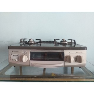 BẾP GAS RINNAI MẶT MEN CHỐNG CHÁY NỒI NỘI ĐỊA NHẬT