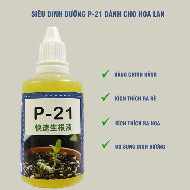 Enzyme P - 21 Bật Hoa Lan, kích hoa lan ra nhiều mầm nhập khẩu Nhật Bản