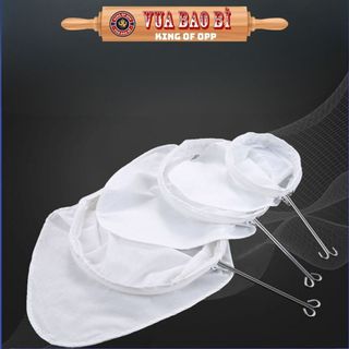 Vợt lọc trà vải, quai inox, nhiều kích thước, vợt lọc màu cà phê- VUA BAO BÌ