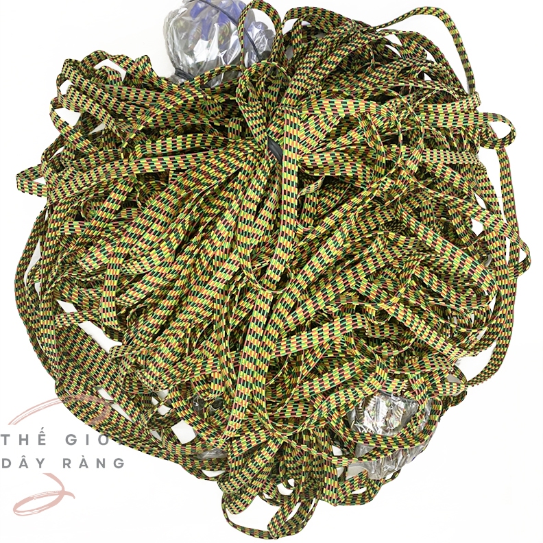 ✅Dây ràng dẹp bông Thái Lan co giãn tốt, dây chun - thun cột đồ buộc chằng hàng xe máy, bảo hành 2 năm, dài từ 1,8➡8M