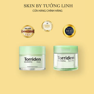 TORRIDEN - Combo Phục Hồi & Củng Cố Hàng Rào Bảo Vệ Da Chiết Xuất Rau Má - Balanceful CiCa Toner & Cream