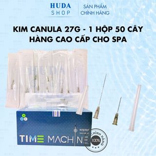 1 hộp kim canula 27G gồm 50 kim hàng cao cấp cho Spa