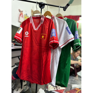 Áo bóng đá tuyển U23 VietNam 2024 vòng loại WC - Bộ quần áo tuyển việt nam mới nhất 2024 - vải gai thái cao cấp