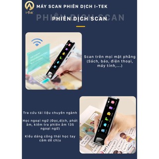 Máy phiên dich cao cấp i-Tek S1 2025 (19 ngôn ngữ Dịch không cần mạng)