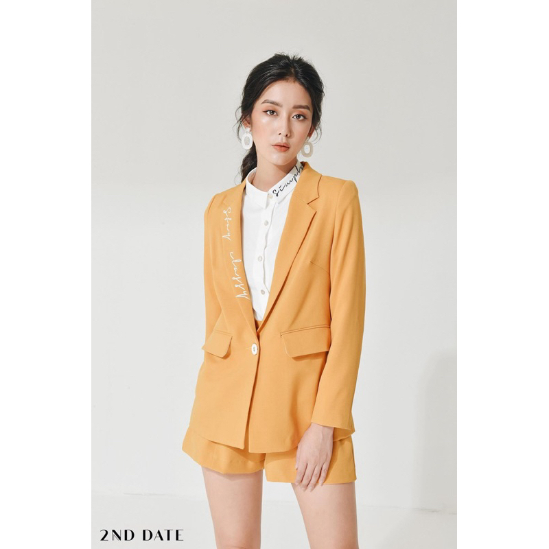 (SẴN) Oversized Long Sleeve Blazer brand 2ND DATE