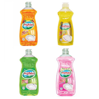 Chai rửa chén Mỹ Hảo 750g tinh chất bưởi trà xanh vỏ chanh chanh và gừng Đậm đặc gấp 5 lần 750kg
