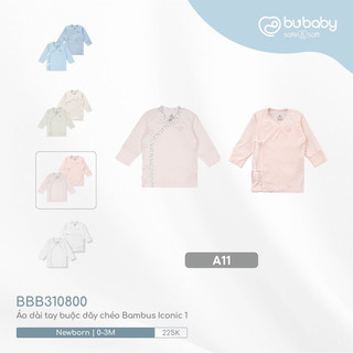 {BUBABY}áo rời sơ sinh hãng BUBABY cao cấp sét 2 chiếc