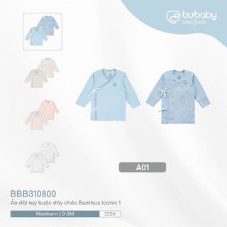 {BUBABY}áo rời sơ sinh hãng BUBABY cao cấp sét 2 chiếc