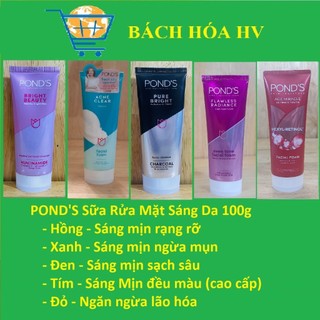 Sữa rửa mặt pond's sáng da 100g - bach hoa hv