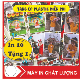 In ảnh 6x9 chỉ 1k tặng ép plastic ko viền