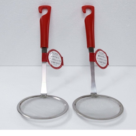 Dụng cụ hớt váng mỡ inox KAI (cán đỏ) hàng Nhật nhập khẩu