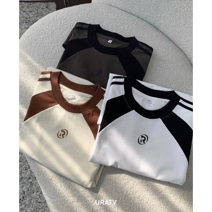 Áo phông Unisex , Áo Phông Unisex Ngắn Tay Cổ Tròn Họa Tiết In Chữ R Chất Cotton Lạnh Cao Cấp | BigBuy360 - bigbuy360.vn