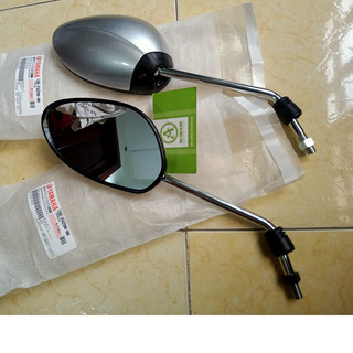 Cặp Gương chiếu hậu Nozza-Grande dòng xe yamaha chính hãng Bạc