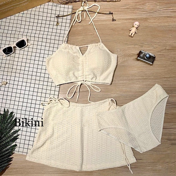 Set Bikini Ba Mảnh phong cách Hàn Quốc, vải mềm, thoáng khí | BigBuy360 - bigbuy360.vn