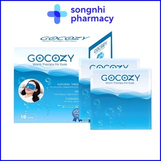 Chườm Ấm Mắt Gocozy Hộp 10 Miếng - Miếng Che Mắt Chườm Ấm Gocozy [Hàng chính hãng] - Giảm Khô Mắt