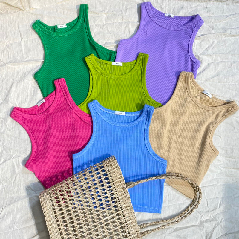 Áo Ba Lỗ Nữ Croptop Chất Tăm Co Dãn 4 Chiều, Áo Croptop 3 Lỗ Dày Dặn Nhiều Màu Sắc | BigBuy360 - bigbuy360.vn