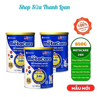 Sữa bột nutricare metacare 850g đủ số 0+,1+,2+ đề kháng khỏe, tăng cân cao lớn.