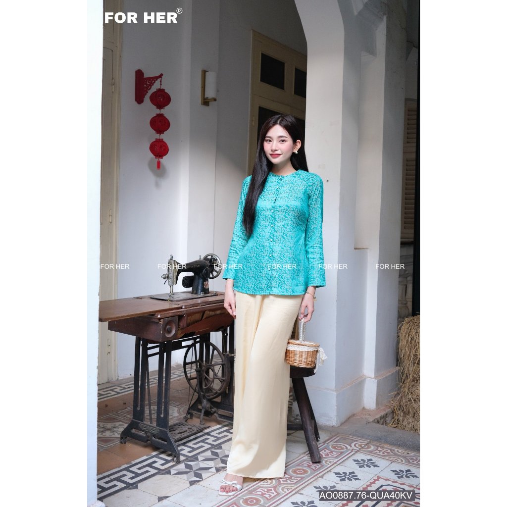 Áo bà ba gấm cao cấp AO0887(Bảng màu mới)