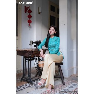 Áo bà ba gấm cao cấp AO0887(Bảng màu mới)