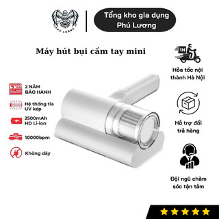 Máy hút bụi giường nệm, máy hút bụi mini không dây sạc pin có tia UV khử khuẩn, hút ẩm không khí, chăn ga, ghế sofa M2