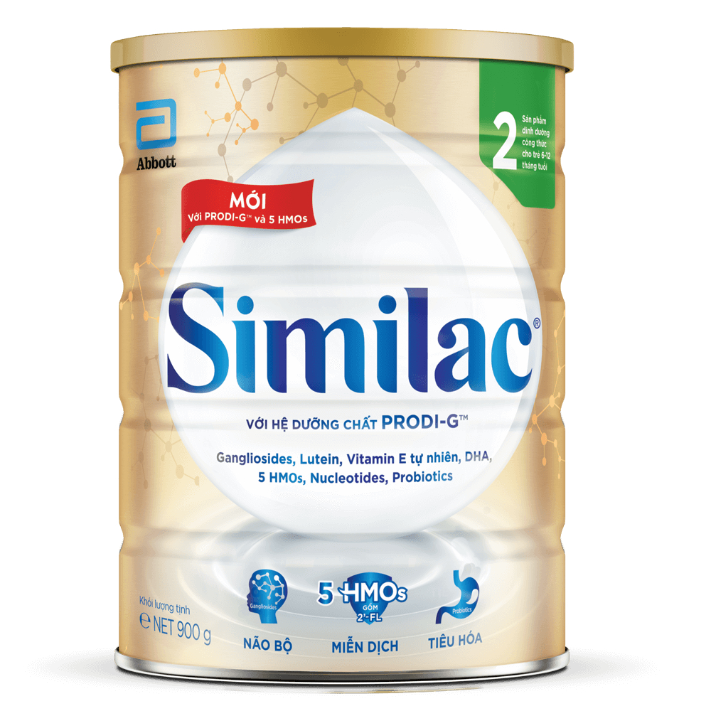 Sữa bột Abbott Similac 2 lon 900g và 400g