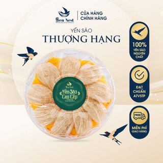 Tổ yến sao tinh chế nguyên chất tự nhiên Khánh Hòa cao cấp bồi bổ sức khỏe không tẩy trắng hộp 100/50gram Sen Nest