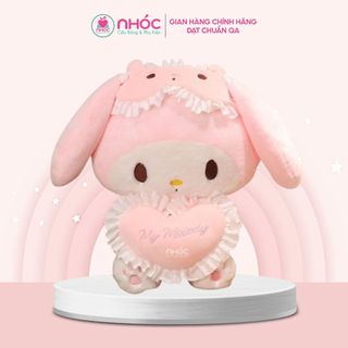  Thú bông Melody nhiều kiểu dáng, đeo túi, mặc đầm, bông cao cấp - NHÓC