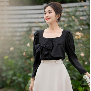 Áo sơ mi nữ RUZA tay dài thiết kế thời trang thanh lịch sang trọng ADF122
