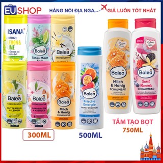 Sữa tắm balea & isana đức – sữa tắm thuần chay vegan chai 300ml
