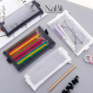 Túi zip - túi đựng bút, túi lưới đựng đồ dùng tiện lợi, văn phòng phẩm học sinh
