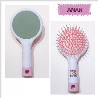 Tâm Tâm Combo Lược + xịt dưỡng tóc, lược chải chuyên dụng tóc giả kèm gương 2 trong 1, lược mini + xịt dưỡng tóc giả A13