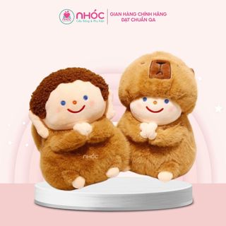 Thú bông 2in1 Capybara cosplay thần tài bông cao cấp - NHÓC