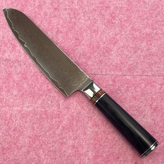 Dao Santoku 67 Lớp Thép Damascus lõi vg10 nhật bản