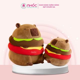Thú bông Capybara Cosplay hamburger bông cao cấp - NHÓC