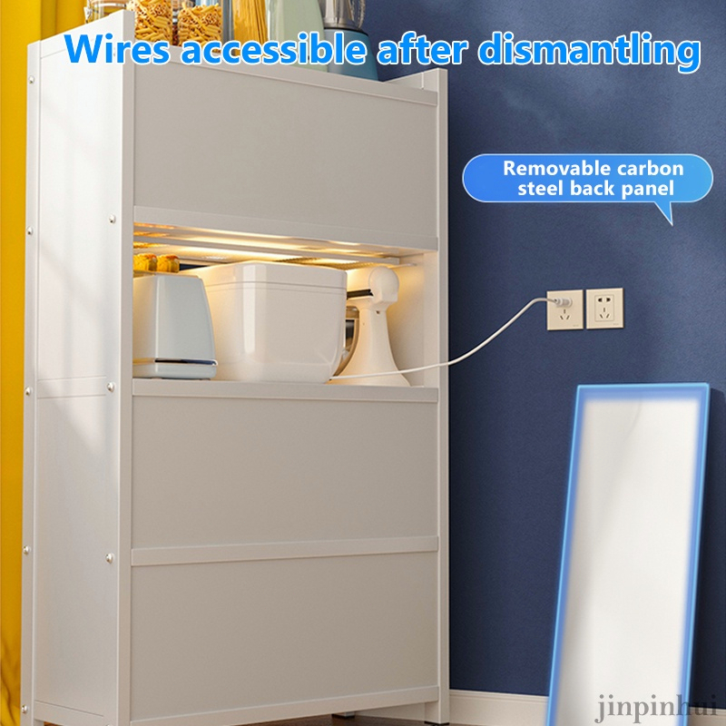 REX Kệ Nhà Bếp Đa Năng 3/4/5 Tầng Thông Minh Kệ Vi Sóng Chống Bụi lưu trữ đồ dùng bàn bếp