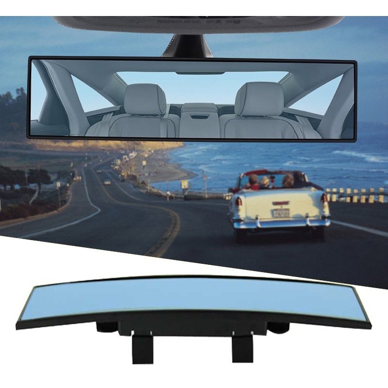 Gương Chiếu Hậu Cầu Lồi Ô Tô - Chống Chói Hiệu Quả - Mở Rộng Góc Nhìn KT 30x7cm