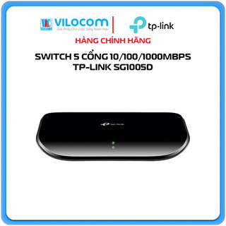 Switch 5 cổng Gigabit Để Bàn TL-SG1005D - Hàng Chính Hãng