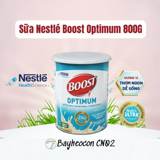 Sữa Nestlé Boost Optimum lon 800g - Dinh Dưỡng Thúc Đẩy Phục Hồi Sức Khỏe